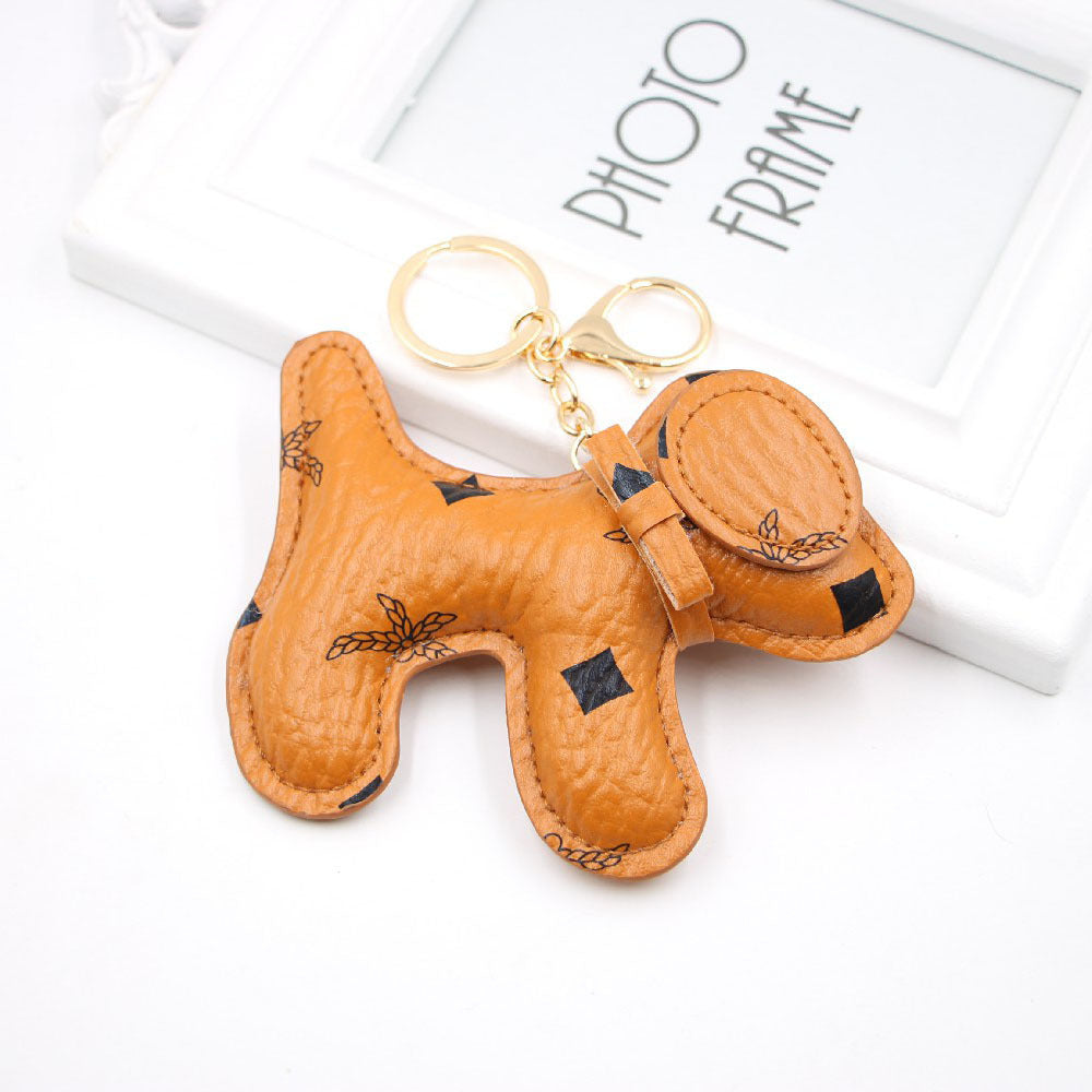 Long Ears Dog Leather Keychain – Perimade & Co.