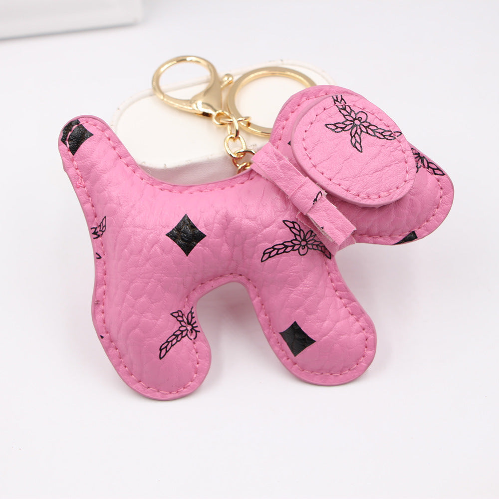 Long Ears Dog Leather Keychain – Perimade & Co.