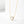 Delicate White Opal Heart Layering Necklace