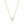 Delicate White Opal Heart Layering Necklace