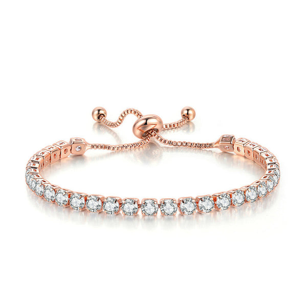 Birthstone Wedding Tennis Bracelet