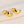 Gold Heart Stud Earrings