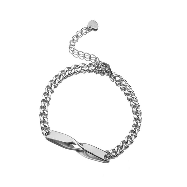 Custom Mobius Strip Couple Bracelet