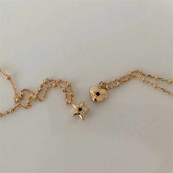 Heart Star Pendant Necklace