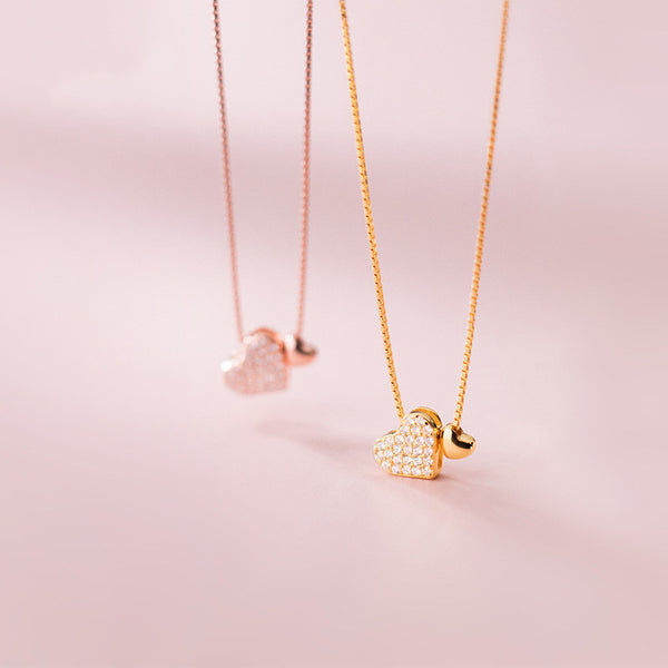 Cute Heart Pendant Necklace