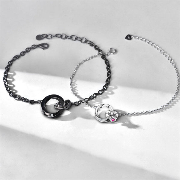 The Little Prince Rose Mobius Bracelet