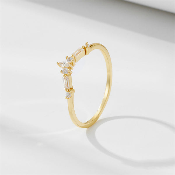 Triple Leaf Stackable Ring