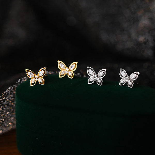 Cute Butterfly Stud Earrings