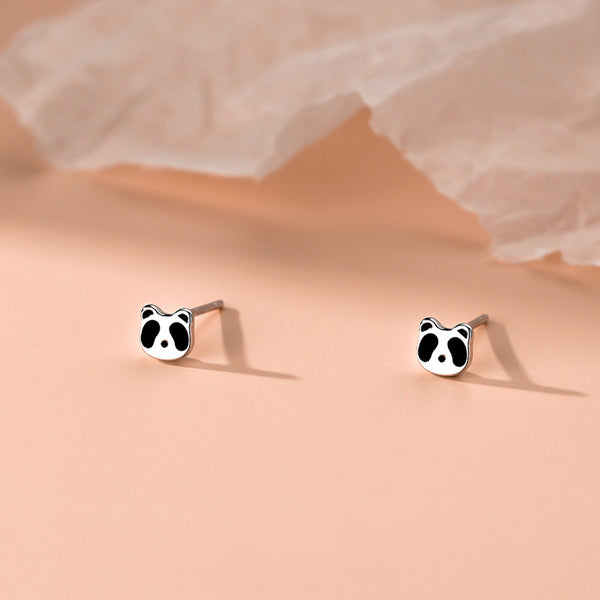 Cute Panda Stud Earrings