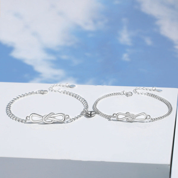 Magnetic Heart Couple Bracelet