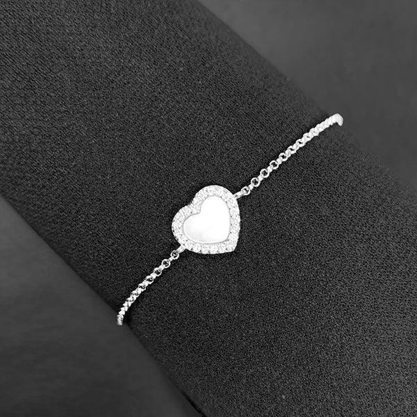 Mother Of Shell Heart Bracelet