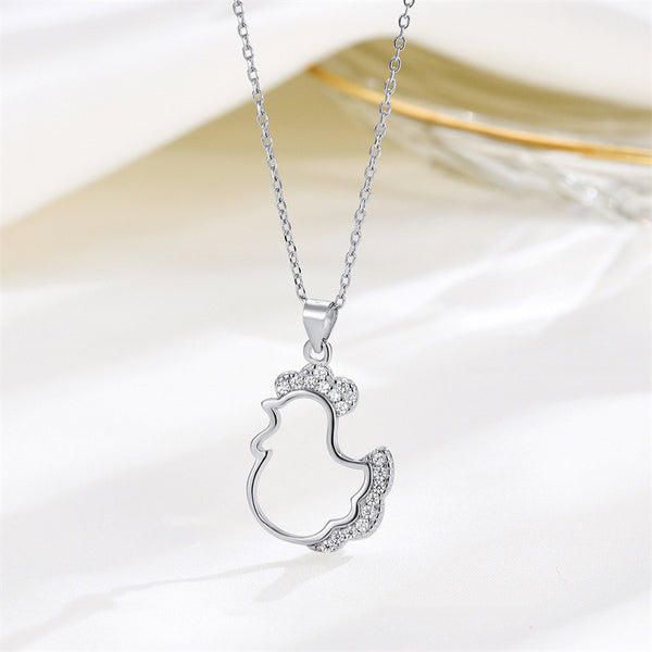 Cute Chick Pendant Necklace