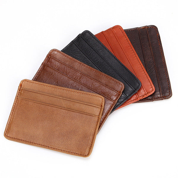 Leather Credit Card Holder Wallet