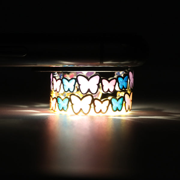 Colorful Butterfly Luminous Ring