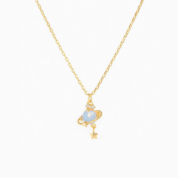 Planet Star Pendant Necklace