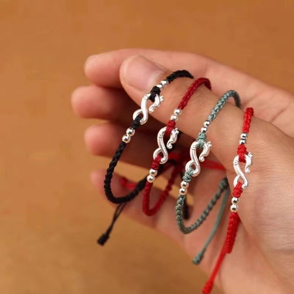 Dragon Braided Rope Couple Bracelet