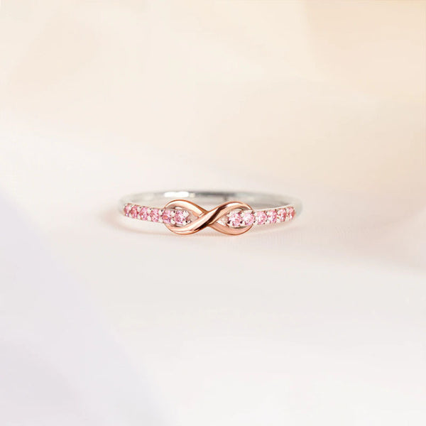 Mobius Strip Infinity Stacking Band Ring