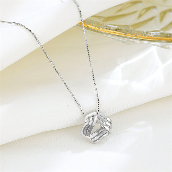 Triangle Mobius Strip Necklace