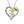 Sunflower Bee Heart Necklace