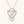 Moissanite Infinity Heart Charm Necklace