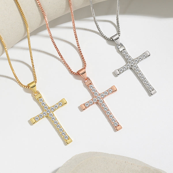 Dainty Cross Pendant Necklace