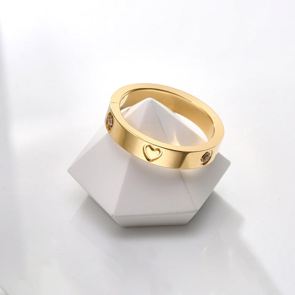 Heart Couple Matching Ring