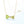 Solid 14k Gold Peridot Bow Tie Necklace