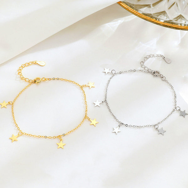 Dainty Star Charm Bracelet