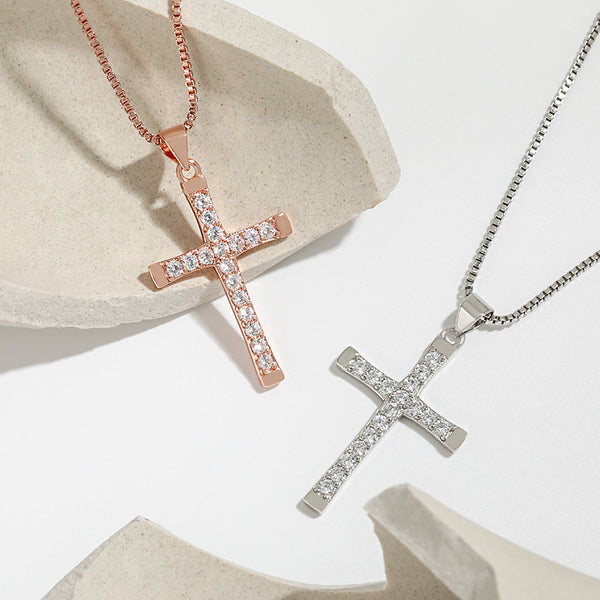 Dainty Cross Pendant Necklace