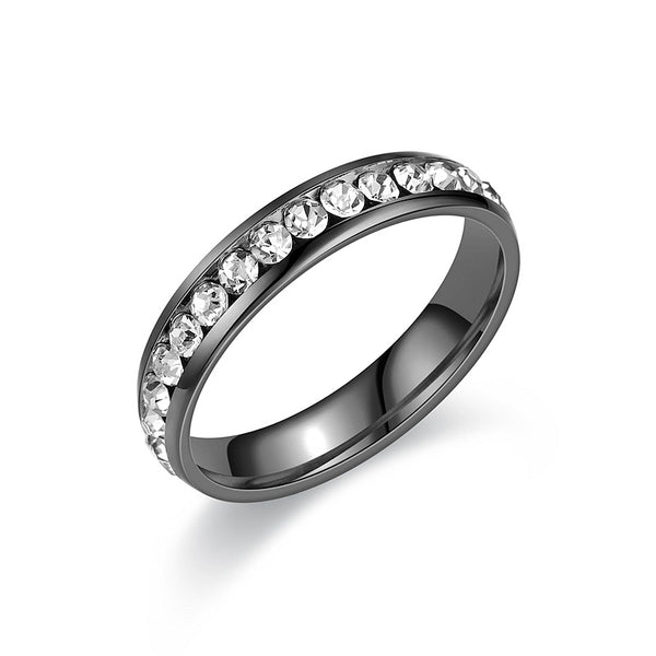 Slim Pave Couple Ring