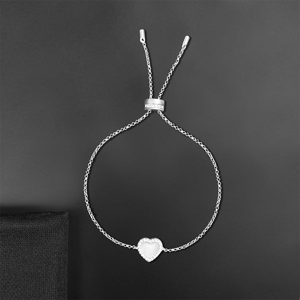 Mother Of Shell Heart Bracelet