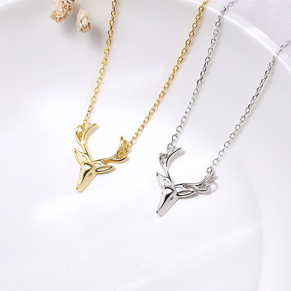 Deer Antler Pendant Necklace