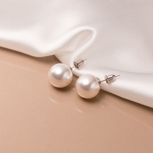 Pearl Wedding Stud Earrings