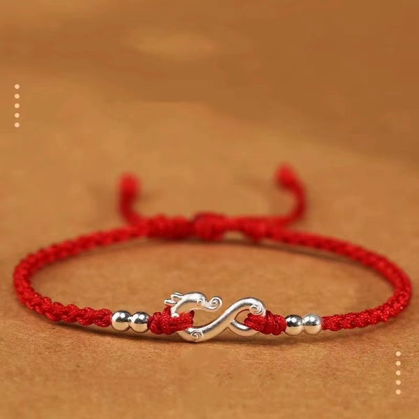 Dragon Braided Rope Couple Bracelet