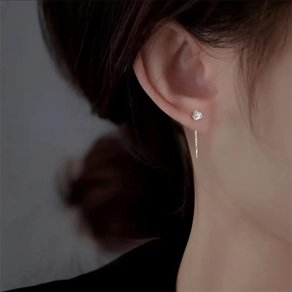 Rope Knot Ear Threader Earrings