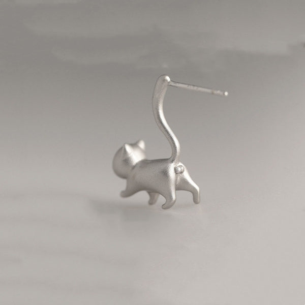 Cute Cat Stud Earrings