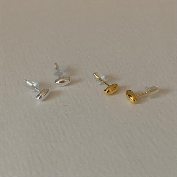 Mini Oval Stud Earrings