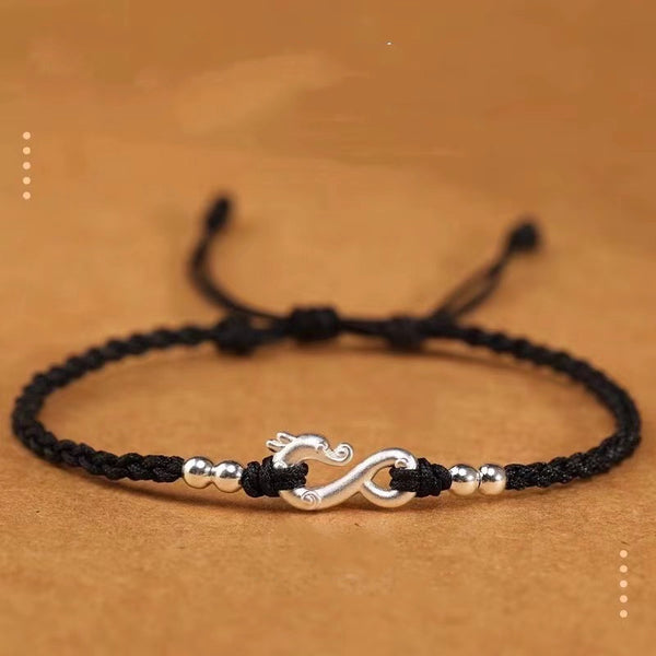 Dragon Braided Rope Couple Bracelet