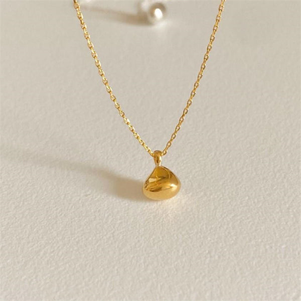 Dainty Bean Charm Necklace