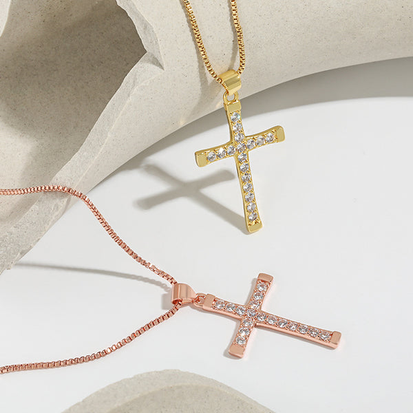 Dainty Cross Pendant Necklace