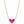 Ruby Heart Pendant Necklace