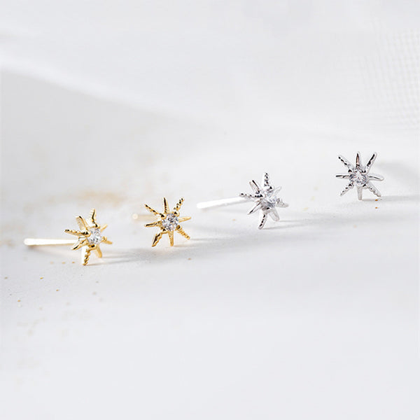 Dainty Tiny Small Star Stud Earrings