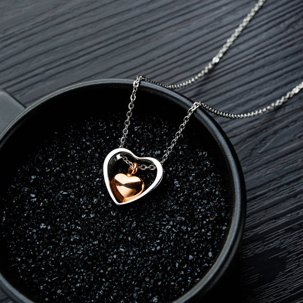 Heart Urn Pendant Necklace