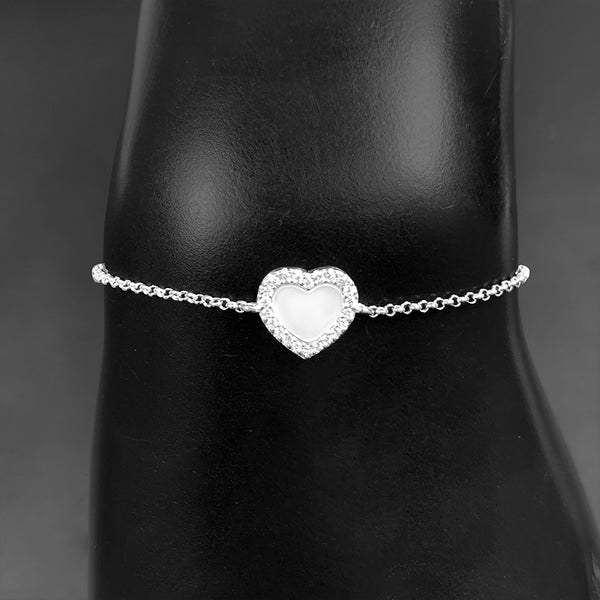 Mother Of Shell Heart Bracelet