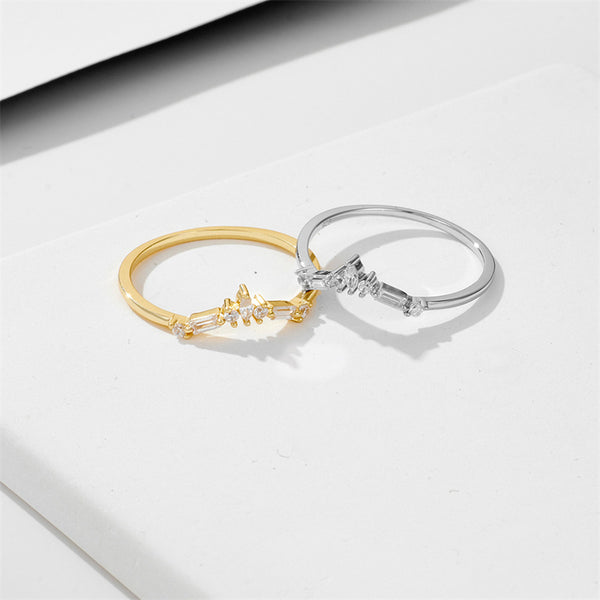 Triple Leaf Stackable Ring