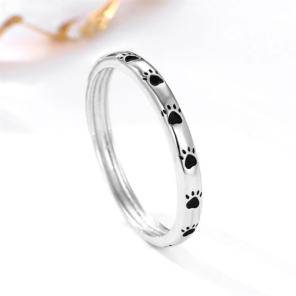 Pet Cat Paw Slim Ring