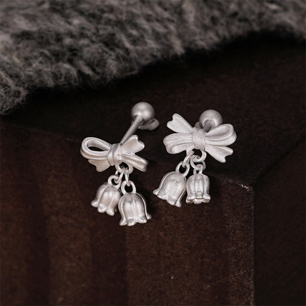 Lily Of Valley Bowknot Earrings