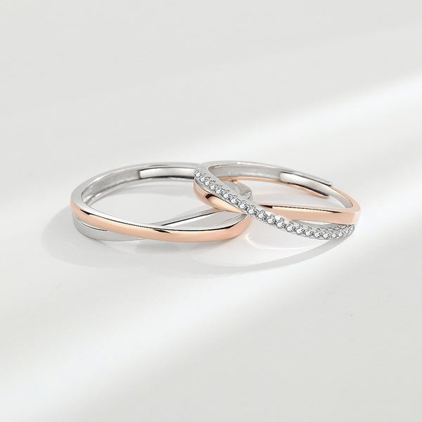 Infinity Mobius Couple Ring