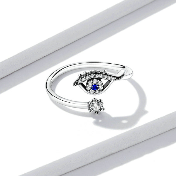 Evil Eye Stacking Bypass Ring