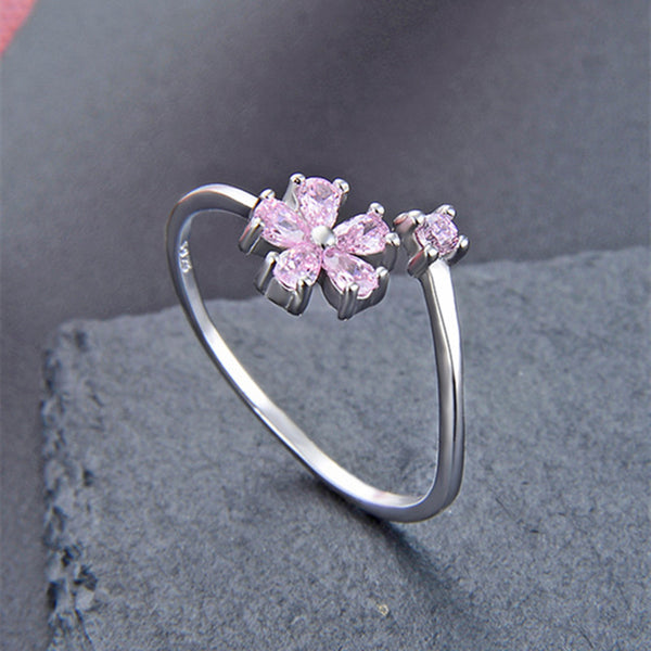 Delicate Flower Stacking Ring